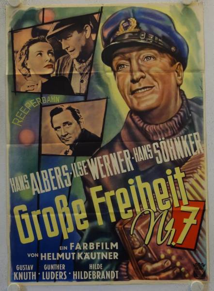 Grosse Freiheit Nr. 7 re-release german movie poster